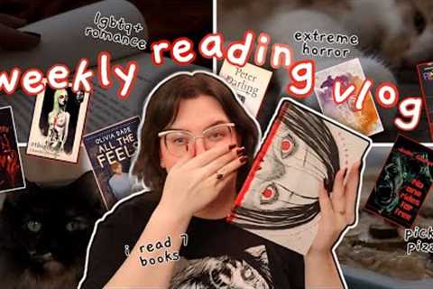 reading incest torture porn and gay love stories ✌️🌈 extreme horror and romance weekly reading vlog