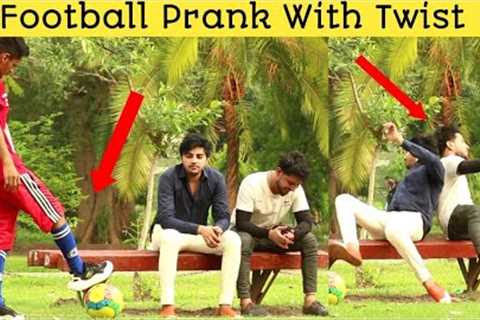 Fake Football Kick Prank - Funny Reactions @BobbyButt