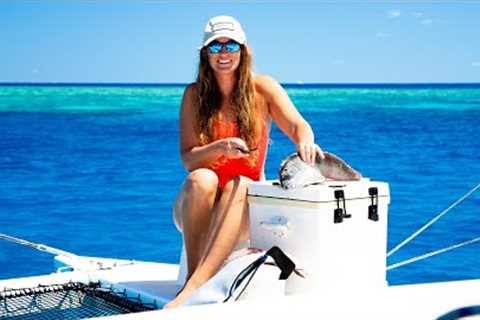 Spearfishing &amp; Scuba Diving the Great Barrier Reef in Summer (Sailing Popao) Ep.44