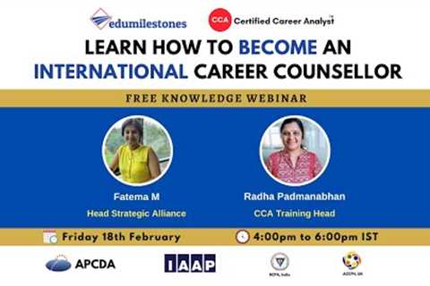 Learn How to Become an International Career Counsellor | Webinar