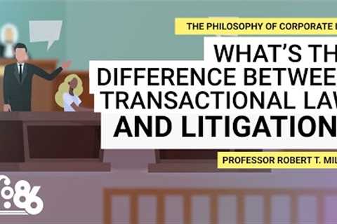 What is the Difference between Transactional Law and Litigation? [No. 86]