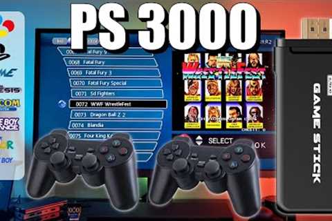 PS 3000 Retro Arcade Gaming TV Stick | HDMI | 10K Games