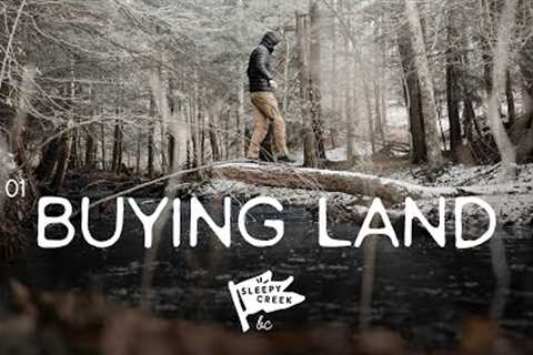 Buying Vacant Land For Our Cabin Build Project | Ep 1 Sleepy Creek