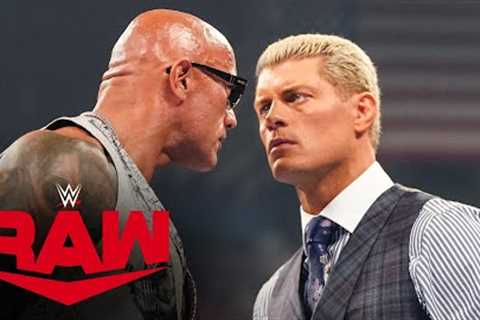 FULL SEGMENT – The Rock leaves Cody Rhodes shocked with a secret: Raw highlights, March 25, 2024