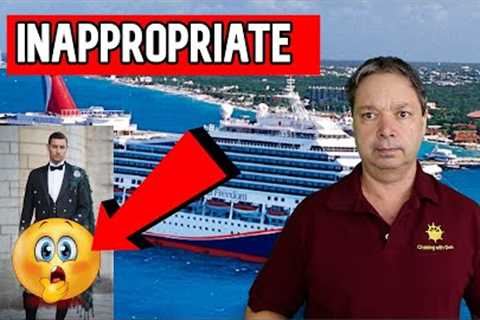 CRUISE NEWS - CARNIVAL CANCELS CRUISES, SHOULD THIS BE BANNED ON CRUISE SHIPS