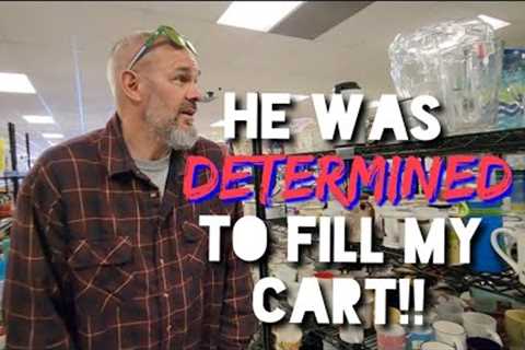 He Was Determined to Fill My Cart!! - Shop Along With Me - Goodwill Thrift Stores