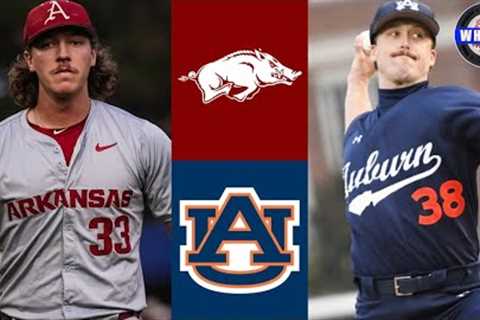 #1 Arkansas vs #23 Auburn Highlights | 2024 College Baseball Highlights