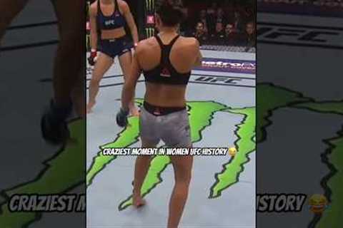 CRAZIEST MOMENT IN WOMEN UFC HISTORY #ufc #mma #ko #knockout #women #2023 #fight #shorts