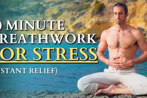 10 Minute Guided Breathwork For Stress &amp; Anxiety I Feel Calm and Focused