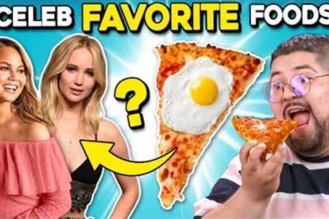 Trying Wild Celebrity Breakfast Foods | People Vs. Food