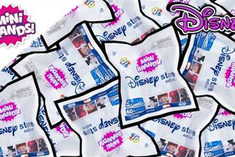 UNBOXING DISNEY STORE MINI BRANDS PACKS FROM FIVE BELOW! Zuru 5 Surprise Toy Blind Bag Opening!!