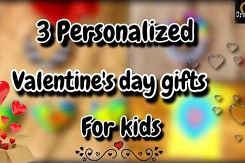 DIY Personalized Valentine's day gifts for kids | DIY Valentine's day gifts for classmates | crafts