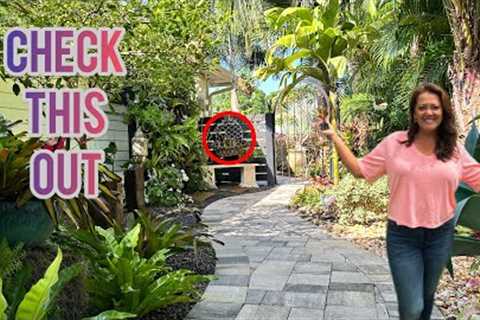 TROPICAL Transformation Of A Landscape Designers Narrow Side Yard