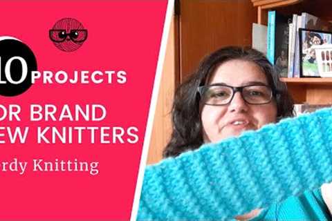 10 Beginner Knitting Projects (for absolute beginners)