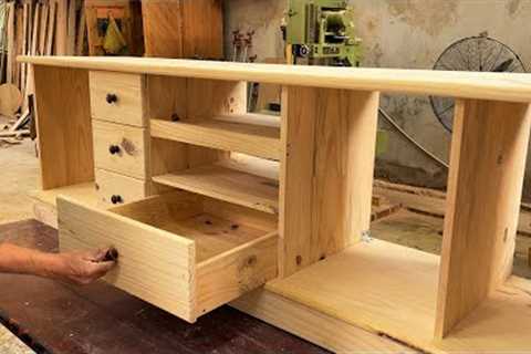 Ingenious Techniques DIY Woodworking Workers || Inspired Art Woodworking Thin 20mm Wooden Furniture
