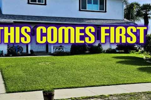 What's The First Thing You Put On A Lawn In The Spring
