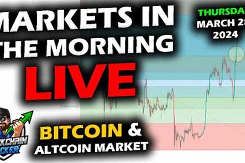 MARKETS in the MORNING, 3/28/2024, Bitcoin $70,400, Altcoin Market .702, DXY 104, Gold $2,210