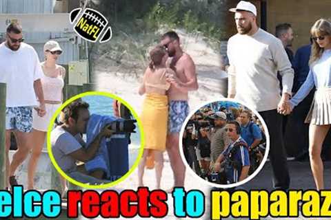 Travis Kelce's CRAZY reaction when paparazzi followed him and Taylor Swift