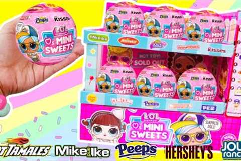 NEW! LOL Surprise Mini Sweets Smaller Balls Full Case Unboxing! Candy Brands LOL Dolls