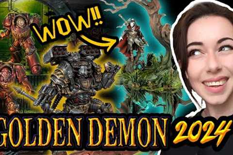 The BEST Warhammer Miniatures at Golden Demon 2024!