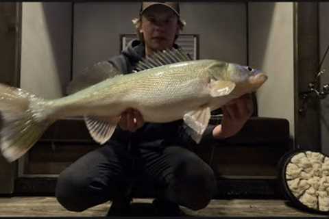 fishing in a ice castle!