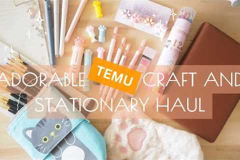 Cute, Crafty and on a Budget. TEMU haul for March 2024!