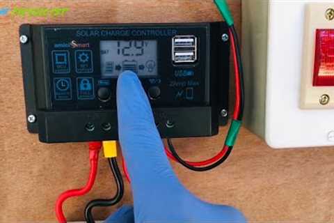 How to Install Solar Inverter | Off-grid Solar Power System | 12V Battery | 100W Panel