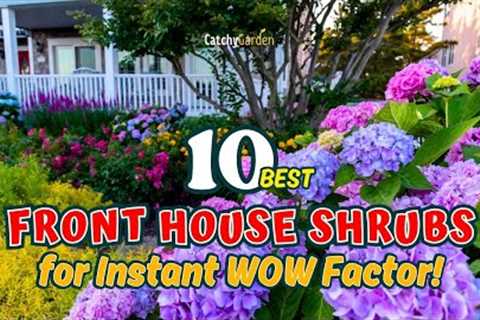 10 BEST FRONT HOUSE SHRUBS for Instant WOW Factor! 🌿🏡🌺 // Gardening Ideas
