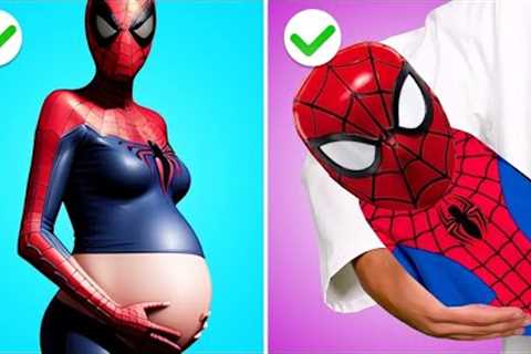 AWESOME PARENTING HACKS || Fantastic Superheroes Hacks &amp; Funny Situations