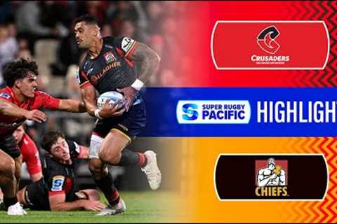 Super Rugby Pacific 2024 | Crusaders v Chiefs | Round 6 Highlights