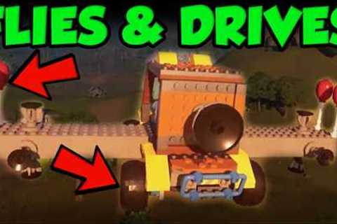 THE BEST LEGO FORTNITE VEHICLE BUILD HAS BEEN FOUND! FLYING MACHINE + LAND DRIVING!