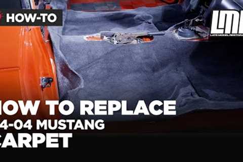 How To Install Mustang Carpet (1994-2004) | Mustang Carpet Installation