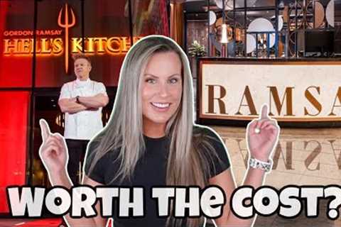 Are the Celebrity Chef Restaurants in VEGAS Worth it? - Hell's Kitchen vs. Ramsay's Kitchen Reviews!