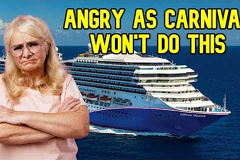 PEOPLE ANGRY CARNIVAL WON'T HAVE THIS ON THEIR SHIPS