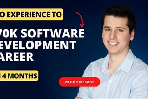 How He Became a Software Developer In Just 4 Months! (No degree)