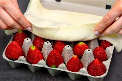 Don't rush to throw away the egg trays! The perfect puff pastry dessert