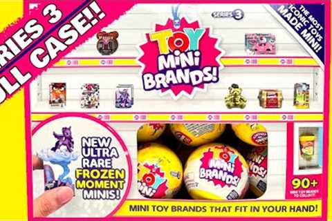 UNBOXING FULL CASE  TOY MINI BRANDS SERIES 3 &amp; COLLECTORS CASE!! Zuru 5 Surprise Blind Bag..