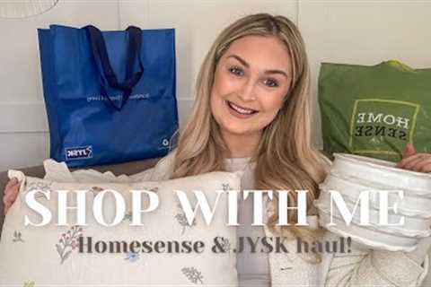 SHOP WITH ME! HOMESENSE &amp; JYSK HOME DECOR HAUL ~ weekend vlog