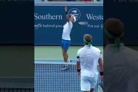 You Don't See This Every Day in Tennis 😯 #Shorts