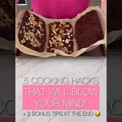 5 time saving cooking hacks that will blow your mind & change your life! + 2 bonus tips at the..