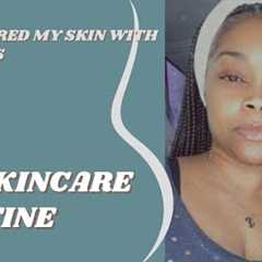 SKINCARE ROUTINE (How I Cleared My Acne Prone Skin With 3 Products)#skincare #skincareroutine #vlog