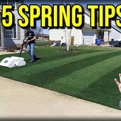 TOP 5 SPRING LAWN CARE TIPS