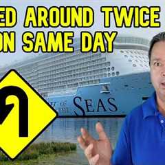 CRUISE SHIP HAS TO TURN AROUND TWICE IN THE SAME DAY - CRUISE NEWS