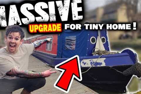 Are you jealous? BIG UPGRADE makes us upper class narrowboat snobs