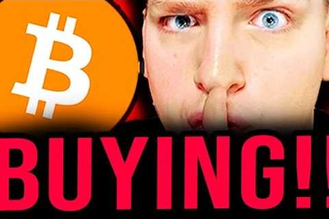 I AM BUYING BITCOIN AND ALTCOINS RIGHT NOW!!!!