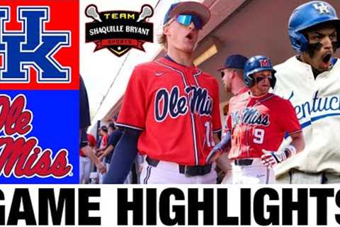 #1 Ole Miss vs Kentucky Highlights [GAME 3] | NCAA Baseball Highlights | 2024 College Baseball