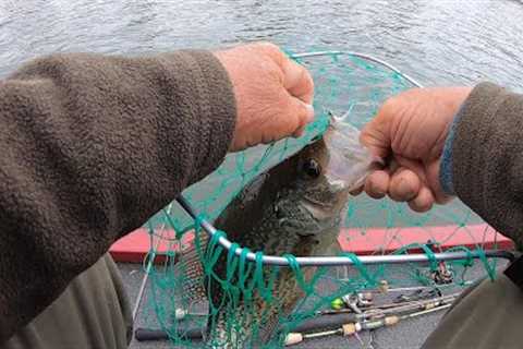 Monster Slab Crappies Using Small Hair Jigs, Lake Murray