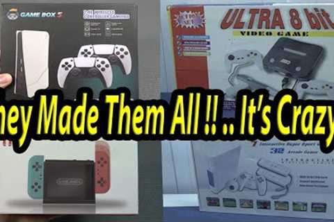 PS5, Wii, N64, Switch &amp; Xbox Fake Game Consoles .. Will Surprise You ! 😂