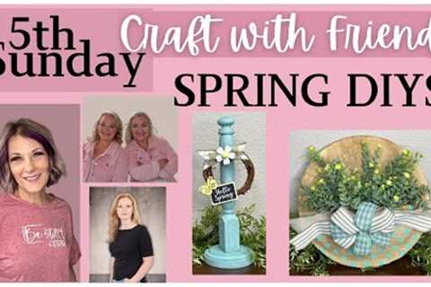 Wood DIY Projects/Spring Home Decor/Spindle and Wood Round DIY/
