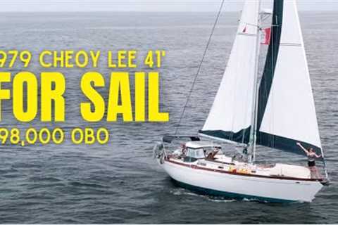 Blue Water Cruiser for SAIL | Cheoy Lee 41' Boat Tour